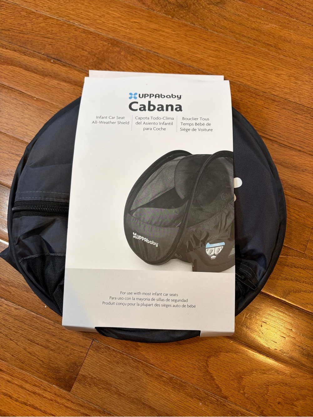 UPPAbaby Cabana Infant Car Seat All-Weather Shield - Black